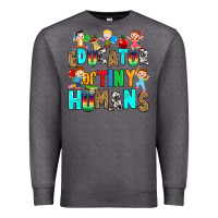Charcoal Heather Educator of tiny humans Premium Sweatshirt - RanaPortraitStore