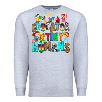 Heather Grey Educator of tiny humans Premium Sweatshirt - RanaPortraitStore