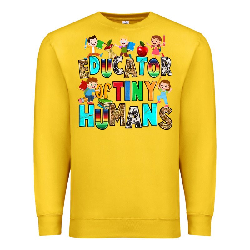 Educator Of Tiny Humans Premium Sweatshirt by RanaPortraitStore | Teevron