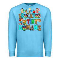 Ocean Blue Educator of tiny humans Premium Sweatshirt - RanaPortraitStore