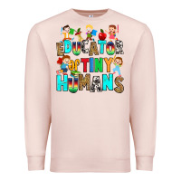 Pale Pink Educator of tiny humans Premium Sweatshirt - RanaPortraitStore