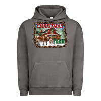 Pigment Tornado Christmas On The Farm Urban Hoodie - RanaPortraitStore
