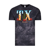 Cloud Black texas cactus Vintage Tee - RanaPortraitStore