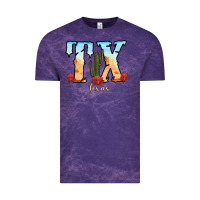 Cloud Purple texas cactus Vintage Tee - RanaPortraitStore