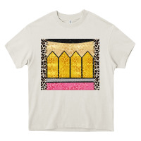 Cream glitter pencil Heavy Core Tee - CowGirlArtShop
