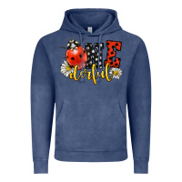 Vintage Denim onederful wonderful ladybug Vintage Hoodie - LillyAllenDesigns