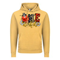 Vintage Mustard onederful wonderful ladybug Vintage Hoodie - LillyAllenDesigns
