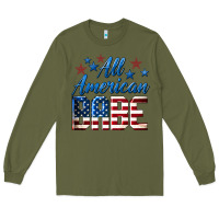 Army Green All American Babe Long Sleeve Tee - LillyAllenDesigns