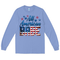 Colony Blue All American Babe Long Sleeve Tee - LillyAllenDesigns