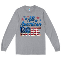 Heather Grey All American Babe Long Sleeve Tee - LillyAllenDesigns