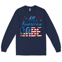 Navy All American Babe Long Sleeve Tee - LillyAllenDesigns