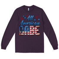Plum All American Babe Long Sleeve Tee - LillyAllenDesigns