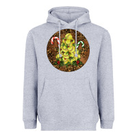 Heather Grey Softball Leopard  Christmas Heavyweight Hoodie - RanaPortraitStore
