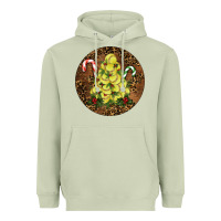 Matcha Softball Leopard  Christmas Heavyweight Hoodie - RanaPortraitStore