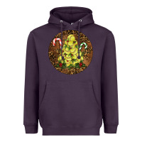 Plum Softball Leopard  Christmas Heavyweight Hoodie - RanaPortraitStore