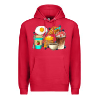 Cardinal Breakfast Coffee Cups Premium Hoodie - Artiststas