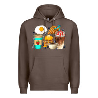 Coffee Breakfast Coffee Cups Premium Hoodie - Artiststas