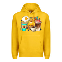 Lemon Breakfast Coffee Cups Premium Hoodie - Artiststas