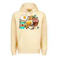 Pina Colada Breakfast Coffee Cups Premium Hoodie - Artiststas