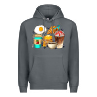 Rock Breakfast Coffee Cups Premium Hoodie - Artiststas