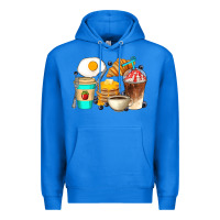True Royal Breakfast Coffee Cups Premium Hoodie - Artiststas