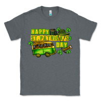 Charcoal Heather Camper Happy St. Patrick's Day Classic Tee - CowGirlArtShop