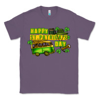 Lavender Camper Happy St. Patrick's Day Classic Tee - CowGirlArtShop