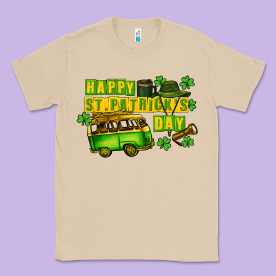 Camper Happy St. Patrick's Day Classic Tee Designed By Cowgirlartshop