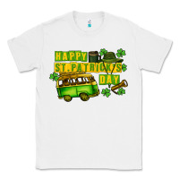 White Camper Happy St. Patrick's Day Classic Tee - CowGirlArtShop