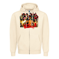 Sandshell the warriors 1980s cult movie film Zipper Hoodie - DesigneFamous