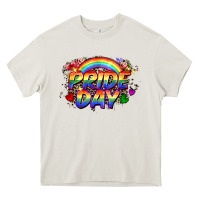 Cream Pride day Heavy Core Tee - CowGirlArtShop