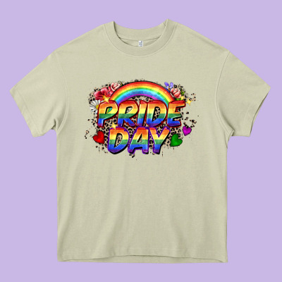 Pride Day Heavy Core Tee Designed By Cowgirlartshop