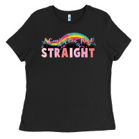 Black i cant ever think straight Ladies Tee - FaDigitalArtStudio