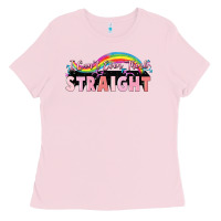 Bubblegum Pink i cant ever think straight Ladies Tee - FaDigitalArtStudio