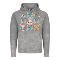 Cloud Rock easter bow Vintage Hoodie - CowhideDigitalArt