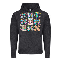 Vintage Black easter bow Vintage Hoodie - CowhideDigitalArt