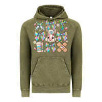 Vintage Olive easter bow Vintage Hoodie - CowhideDigitalArt