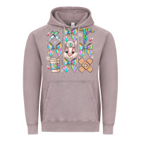Vintage Zinc easter bow Vintage Hoodie - CowhideDigitalArt