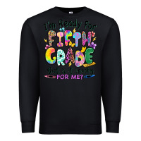 Black I'm ready for fifth grade but is it ready for me Premium Sweatshirt - RanaPortraitStore