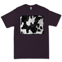 Plum Cowhide Premium Tee - CowCowDesign