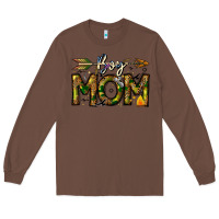 Chestnut Boy Mom Long Sleeve Tee - CowhideDigitalArt