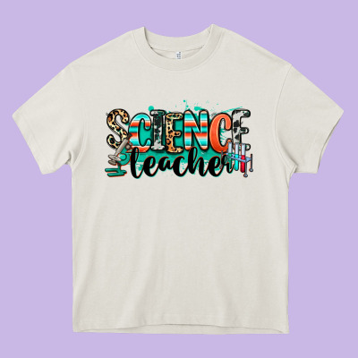 Science Teacher Heavy Core Tee Designed By Ranaportraitstore