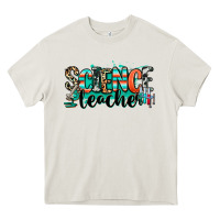 Cream science teacher Heavy Core Tee - RanaPortraitStore