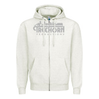 Oatmeal Heather jackie treehorn productions Zipper Hoodie - DesigneFamous