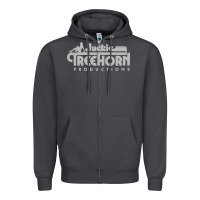 Smoke jackie treehorn productions Zipper Hoodie - DesigneFamous