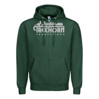 Sports Green jackie treehorn productions Zipper Hoodie - DesigneFamous