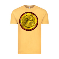 Vintage Mustard american football round earrings Vintage Tee - BundleAndBundleShop