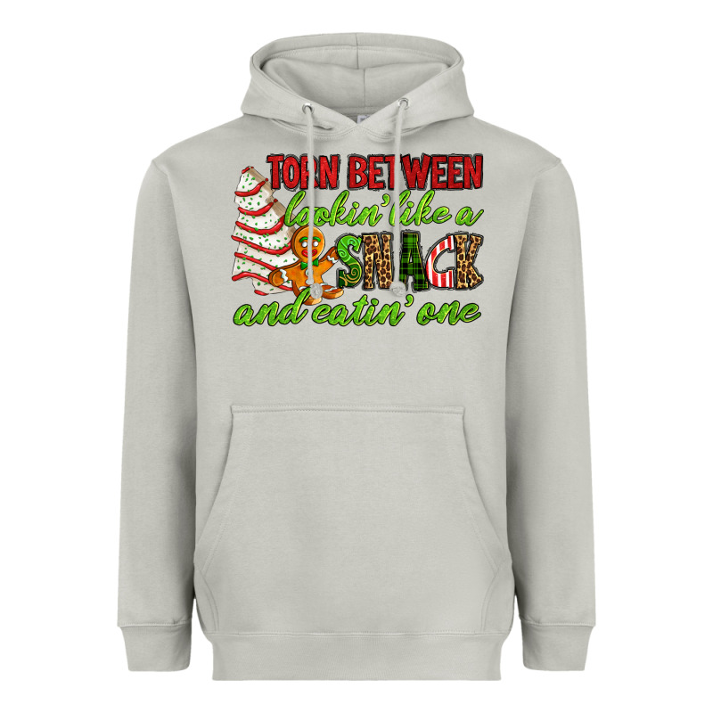 Torn Between Lookin' Like A Snack And Eatin' One Heavyweight Hoodie by RanaPortraitStore | Teevron