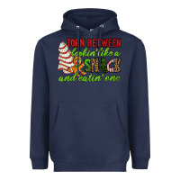 Navy Torn between lookin' like a snack and eatin' one Heavyweight Hoodie - RanaPortraitStore