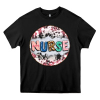 Black nurse coaster Heavy Core Tee - CowGirlArtShop